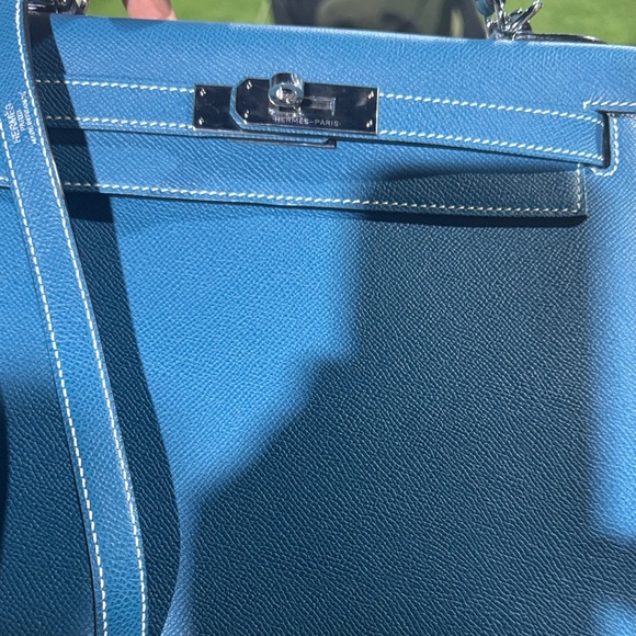Hermes Blue Crossbody Bag - Picture 1 of 1